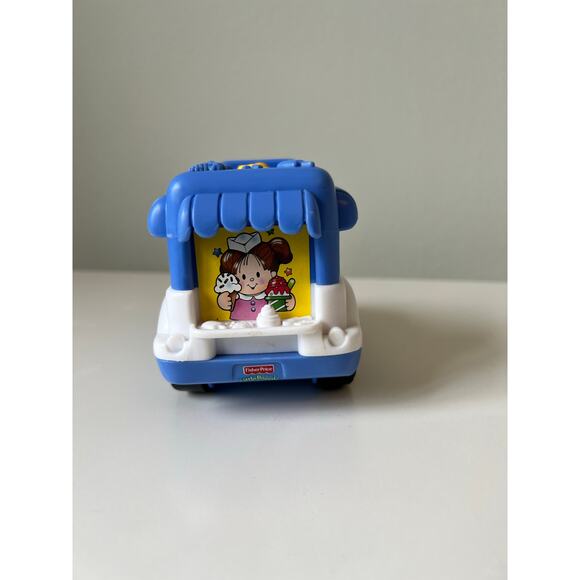 Fisher-Price Little Mia and Blue Ice Cream Truck Cream Cone 2003 Works - Picture 8 of 11